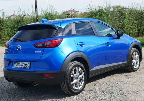 Mazda CX-3 cena 72900 przebieg: 47565, rok produkcji 2017 z Mirsk małe 742
